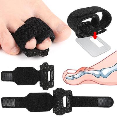 Anti-slip Hammer Toe Sleeve with Aluminum Support Strap for Toe Alignment