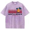 Life'S A Bea Evertday Vacay Printed T Shirts Femme Chic T-Shirts Design Casual Tee Shirt Senior Street Short Sleeve