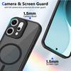 For OPPO Reno 14 13 12 Reno14 Reno13 F Pro 13F 14F 12F Case Magnetic Plating Airbag Soft Matte Transparent Shockproof Back Cover