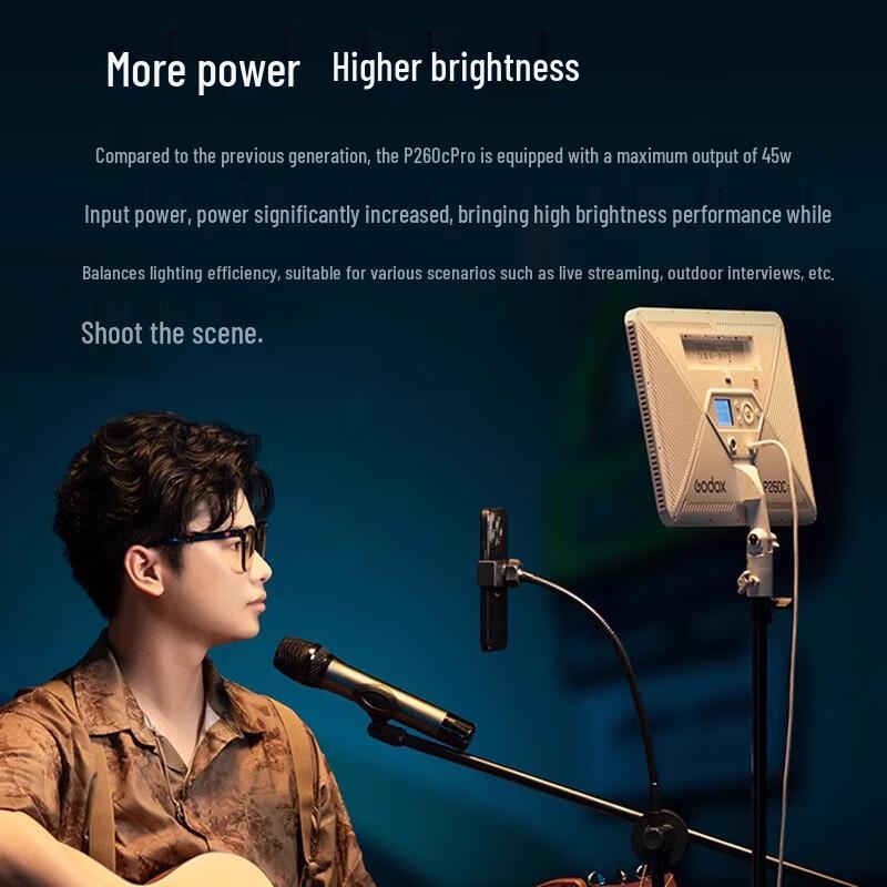 Godox P260CPRO Bi-Color LED Video Light Kit