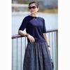 **"Retro Artistic Ethnic Style Skirt - Spring/Summer Collection"**