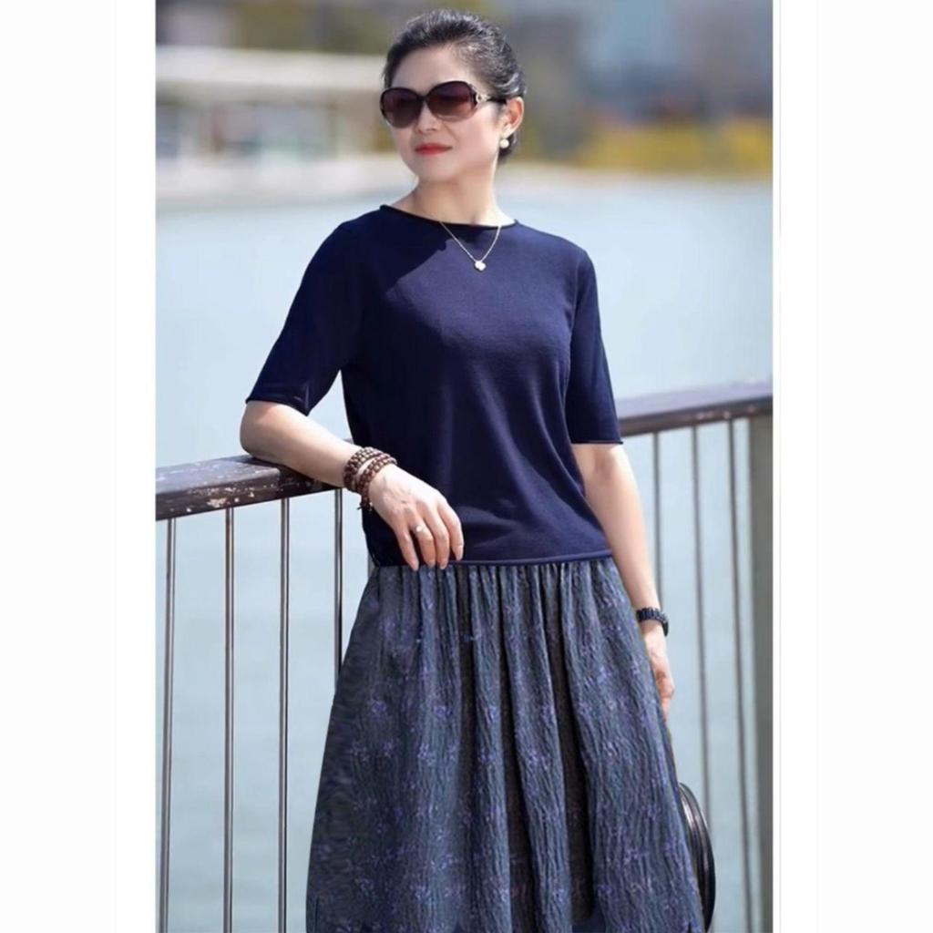 **"Retro Artistic Ethnic Style Skirt - Spring/Summer Collection"**