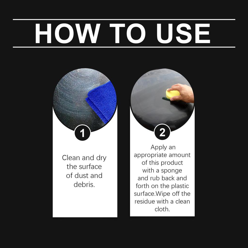 Plastic Parts Refurbishing Paste For Car Interior And Exterior Rejuvenation, Suitable For Multi-material Maintenance.