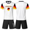 Men's 2 Piece Short Sleeve T-Shirt and Shorts Set, Color Casual Wear, Loose Fit