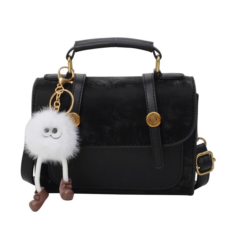 Axelväska Dam Enfärgad Ny Mode Mångsidig Messenger Liten Fyrkantig Väska