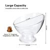Koffiecapsulehouder, Plastic Koffiecapsule Organizer, Helder Glas Schuin Gesneden Schuin Snacksalade Fruit Snoep Schaal Decoratieve Kom