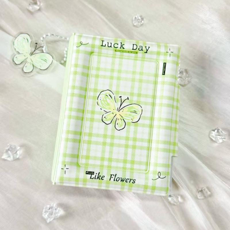 3 Inch 32 Pockets Photo Album Photo Card Postcard With Button Card Star Album Lomo Card Collector Card Photo Card Binder