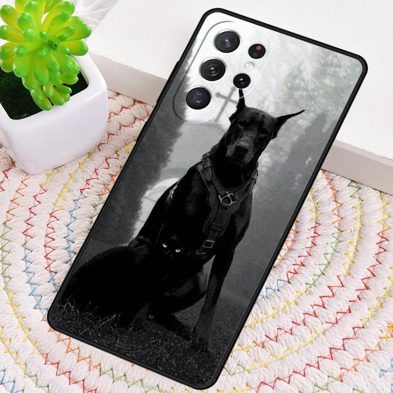 Animals Doberman Dog Phone Case for Samsung Galaxy Note 10 Pro S26 Ultra S23 S24 FE S25 S21 S22 PLUS Shockproof Cove