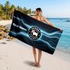 Derby County Benutzerdefiniertes Strandtuch, Personalisierter Textdruck mit Namen, Fußballlogo Weiches Schnelltrocknendes Handtuch Urlaubsgeschenk