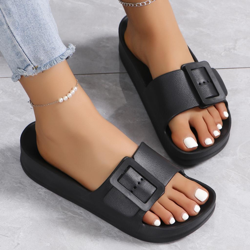Fashion Women's Sandals Fashion Beach Slippers Summer Outdoor Soft Sandals With Arch Support Classic Women's Home Shoes Indoor Bathroom