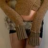 Trendy Adjustable Belt Autumn Winter Versatile PU Leather Waist Band for Women with Unique Metal Buckle Furry Decors