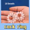 18 Beads Penis Ring Cock Ring Sex Toys for Men Rings Delay Ejaculation Foreskin Fix Chastity Cage Cockring Sex Shop