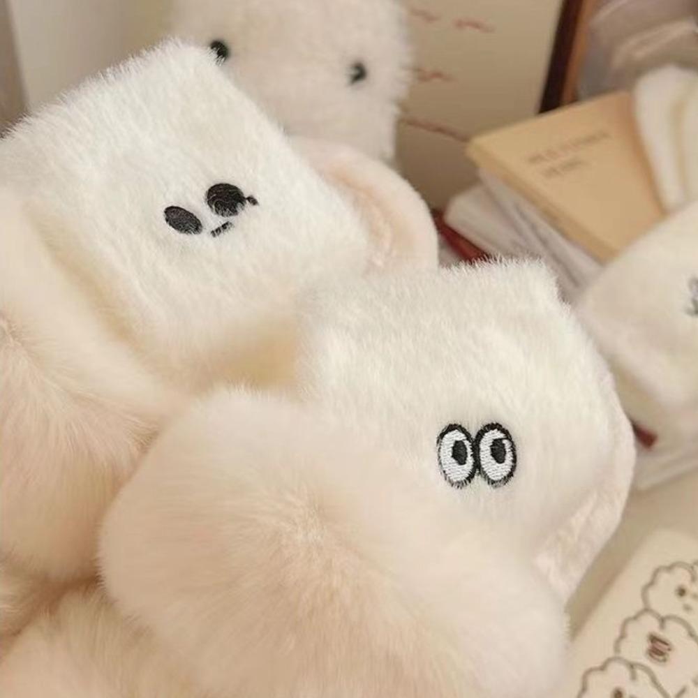 2 Pairs Women's Winter Plush Socks Thicken Anklets Socks Cute Mink Wool  Stay At Home
