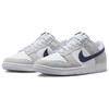 New Nike Dunk Low White Grey Navy Aqua Mini Swoosh FJ4227-001