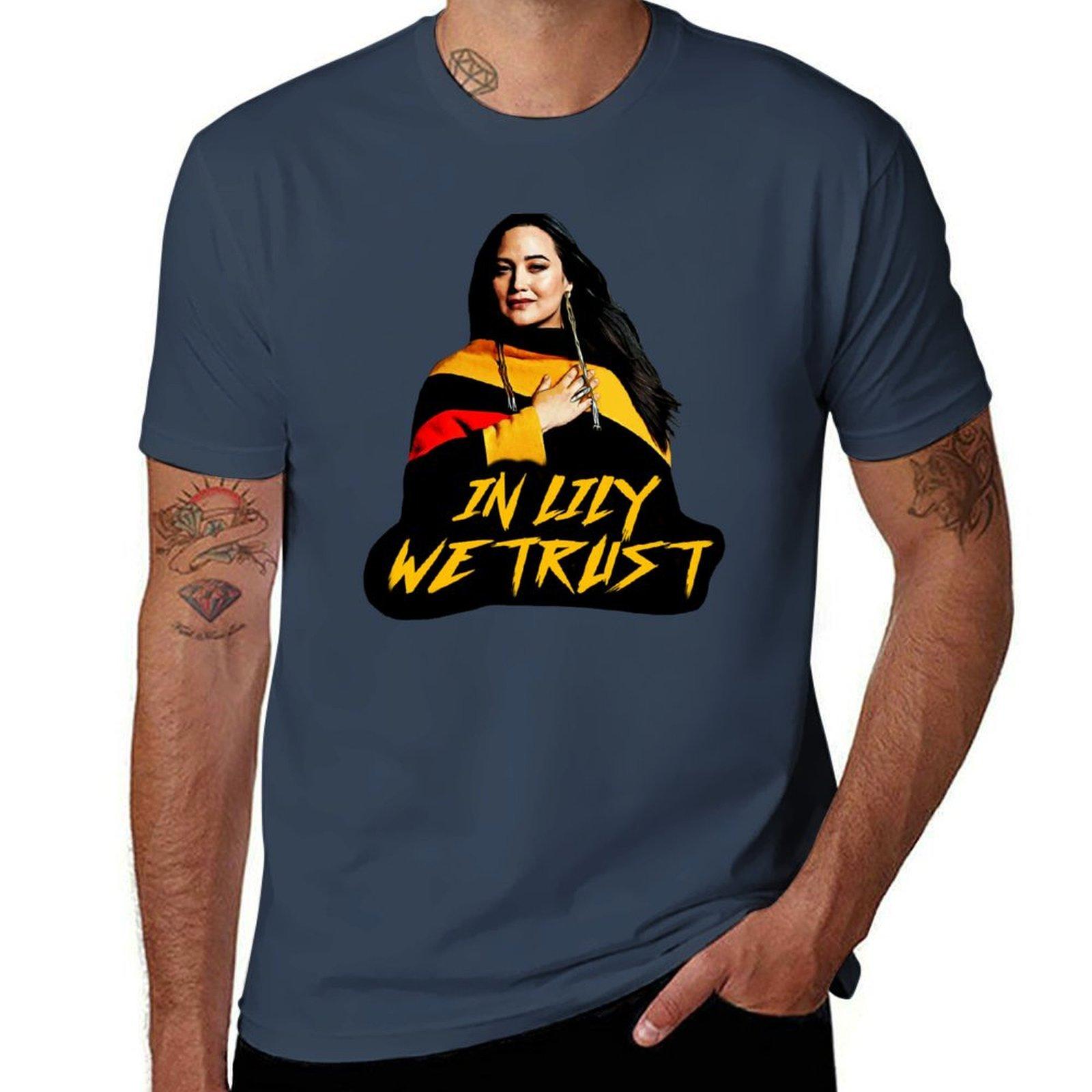 In Lily We Trust T-Shirt essential t shirt graphic t shirts for man man t shirt heavy cotton T-Shirt S