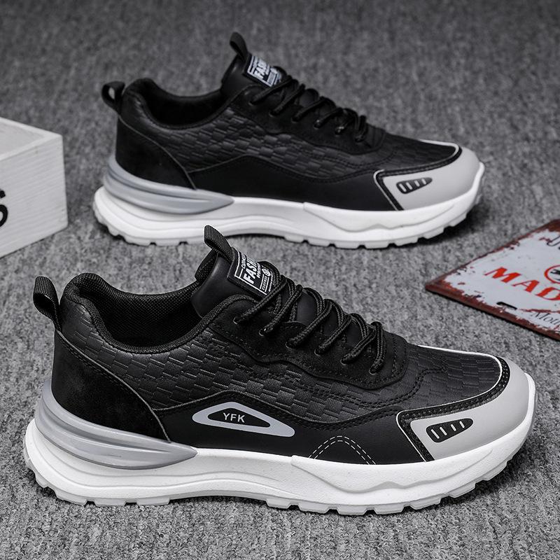 Summer men's shoes new breathable sports shoes men's trend versatile platform casual running shoes