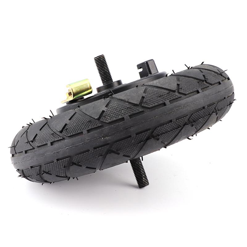 1 set 8 Inch Wheel 200x50 Pneumatic Wheel With Drum Brake Electric Scooter With Expansion Brake Aluminum Wheel Brake set D