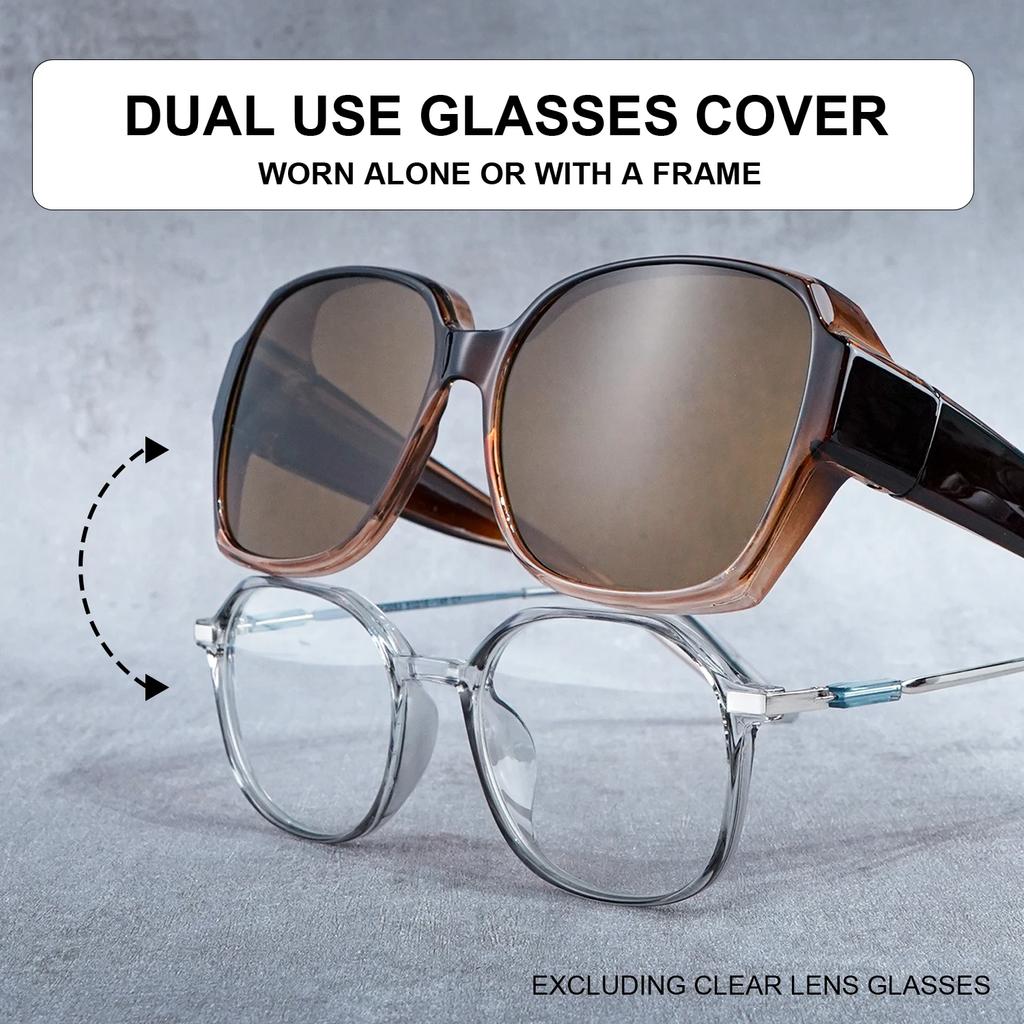 Fit Over Oversized Glasses Fashion Glasses, Perfect Daily Wear, Photo Props, and Gift for Birthday, Valentine's Day