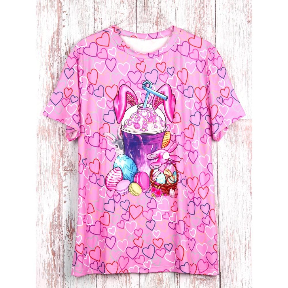 

Футболка с короткими рукавами для женщин больших размеров с принтом, футболка с короткими рукавами, женская одежда больших размеров XL