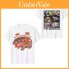 Trendy Moo Deng Christmas Print Round Neck Casual T-shirt With Loose Fit Design In Soft Milk Silk Fabric