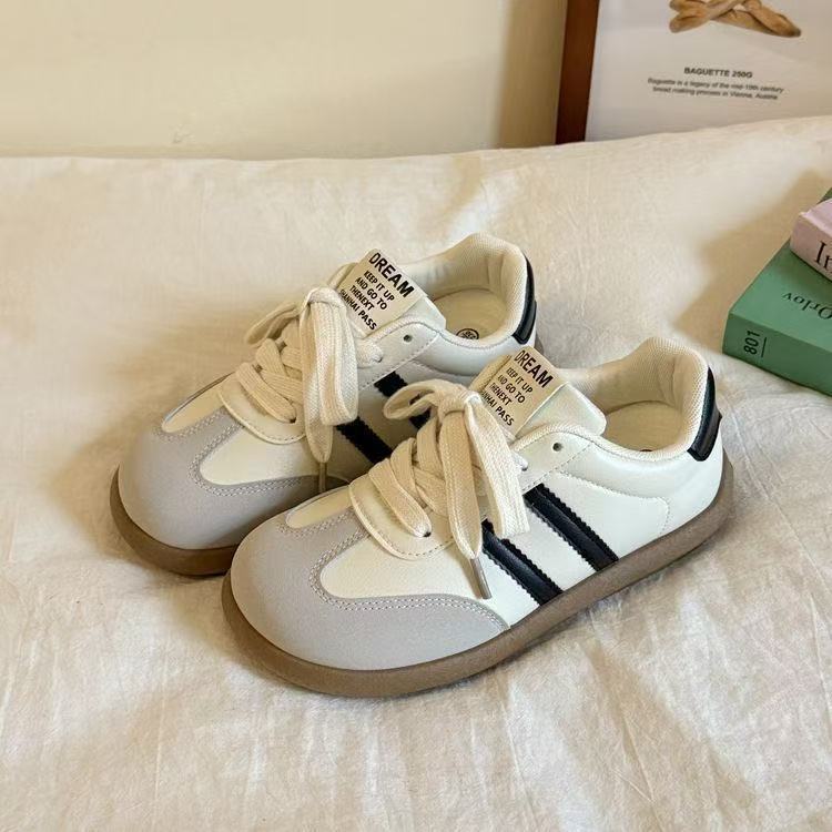 Student new spring and autumn thick baseplate shoes comfortable soft sole casual shoes