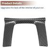 Carbon Fiber Interior Gear Shift Panel Cover Trim For Honda Civic 2016- 2017