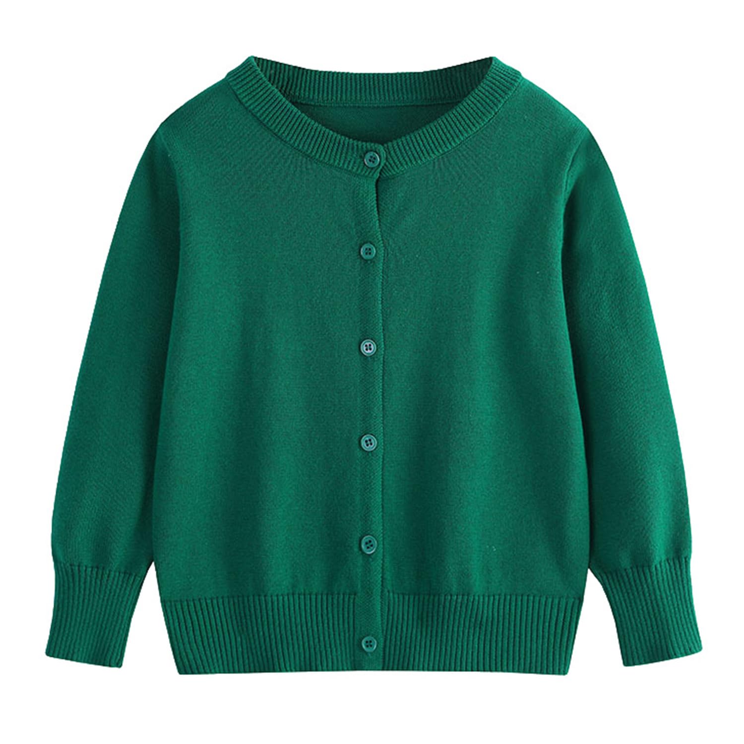 

Enfants Boys and Long Crew School Cold Solid School Size 140 Chéris Children s Cardigan, Girls, Knit, Sleeve, 100% Cotton, Neck, Kids Sweater, Coat, зелений