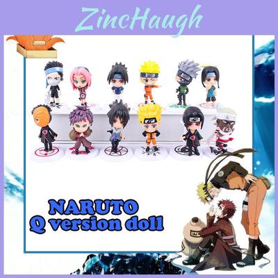 Charming 6 Pcs Sasuke Doll Set Featuring Beloved Naruto Animation Characters