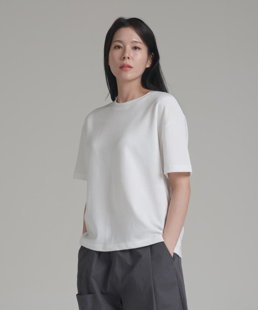 Noming [2Pack] Loose Fit Crop Easy Short Sleeve (4 Colors)