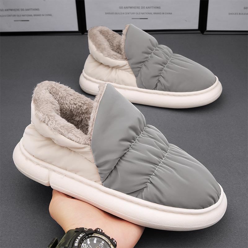 Home cotton shoes winter velvet thickened warm cotton shoes bread shoes parent-child cotton shoes