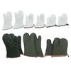 2Pcs Thickened Cotton Oven Mitts Heat-Resistant Baking Gloves for Microwave And Grill Non-Slip Machine Washable Essential Kitchen Tool