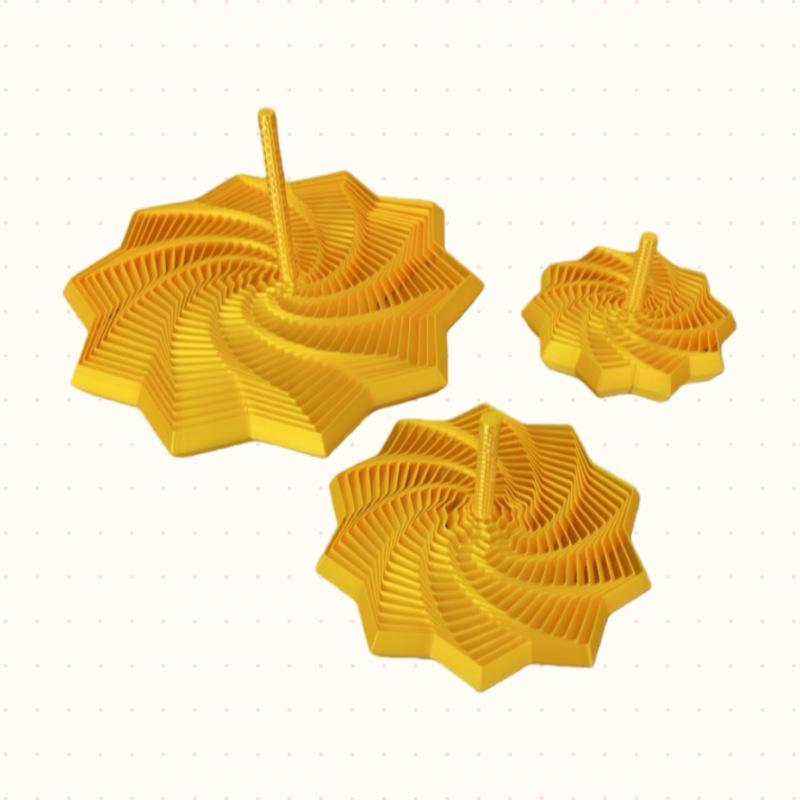 3D Printed Hexagonal Fidget Spiral Toy Eco-Friendly Stretchable Sensory Toy for Kids Adults Office Work Decompression A1