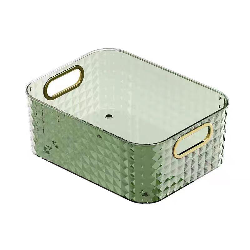 

Transparent Storage Rack, Desktop Lipstick Storage Rack, Cosmetics Storage Box One Size зелёный