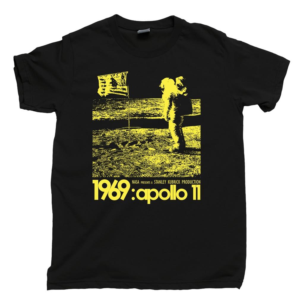 

APOLLO 11 CONSPIRACY Theory T Shirt Stanley Kubrick Fake Moon Landing Tee Poster S
