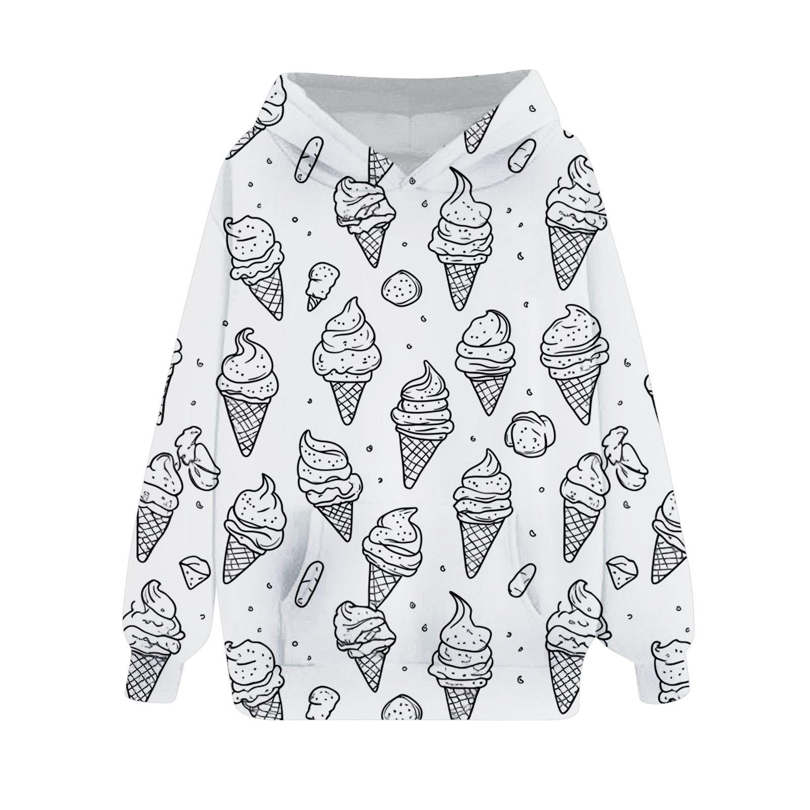 

Толстовки своими руками свободные рождественские принты спортивная рубашка с капюшоном модная спортивная рубашка 90 белый