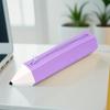 Silicone pencil-shaped pencil case/stationery bag, soft and easy to clean, simple student stationery bag