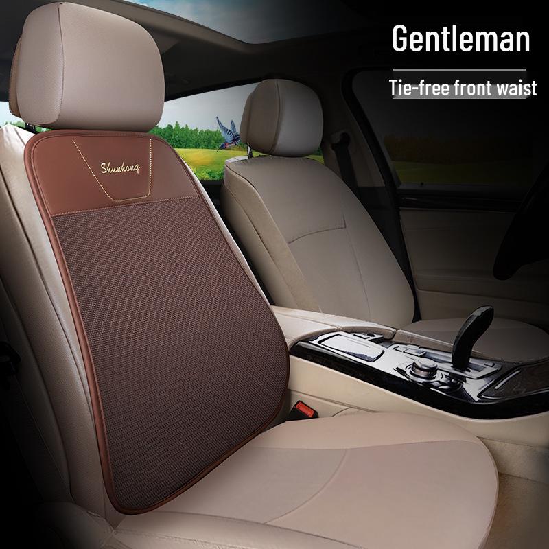 Vier Jahreszeiten Universal Auto- & Bürostuhl Sitzkissen Set – Bequeme Baumwolle & Leinen Dual-Use, Ohne Rückenlehne, 3-teilig