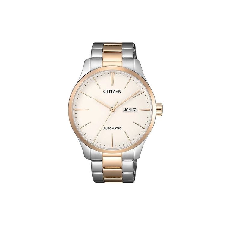 Citizen 50M Waterproof Automatic Mechanical Movement Stainless Steel Watch 40Mm White Dial Men watches NH835687A White Dial