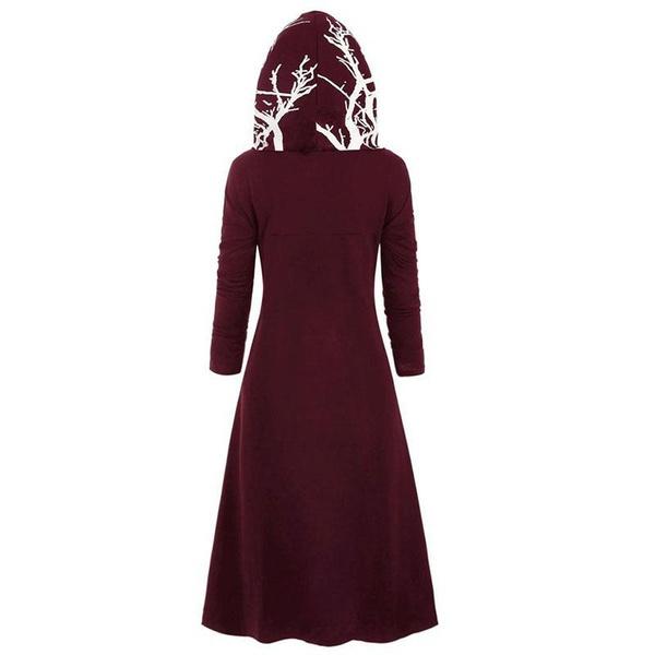 Jachetă cu șal neregulată pentru doamne, pelerina de Halloween, gotică, punk