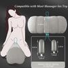 Sex Pillow Couples Sex Toys, Heart Shaped Inflatable Cushion Furniture for Bedroom Dildo Mount, Upsize Wedge with Bondage Cuffs, Cross Strap, Nipple