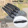For Lexus GS S190 2006 2007 2008 2009 2010 2011 Carbon Fiber Door Handle Cover Trim Catch Car Cap Styling Stickers Accessories