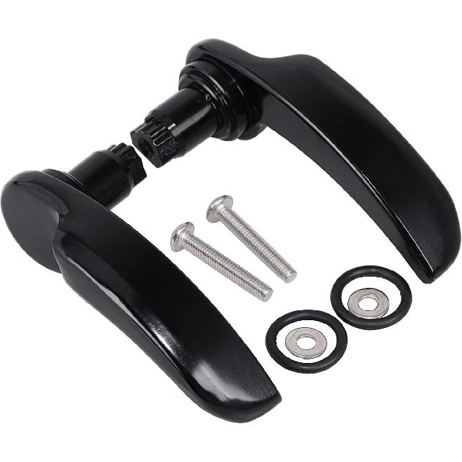 Chrome Saddlebag Latch Lid Lifter Handle Lever for Harley Touring Electra Glide Road King Street Glide Road Glide 2014-2023