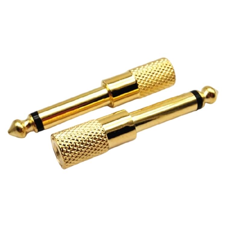 

Studio Grade 6.5mm to 3.5mm Audios Adapter Gold Plate Audios Plugs for Losslessly Sound Quality Transfer Portable Design