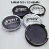4 buc 74MM ( Diametru interior 69MM) Emblemă Insignă Logo Ediție Sport Capac Centru Roată Mașină Jante Butuc Jantă Capac Butuc Accesorii Auto de Înlocuit