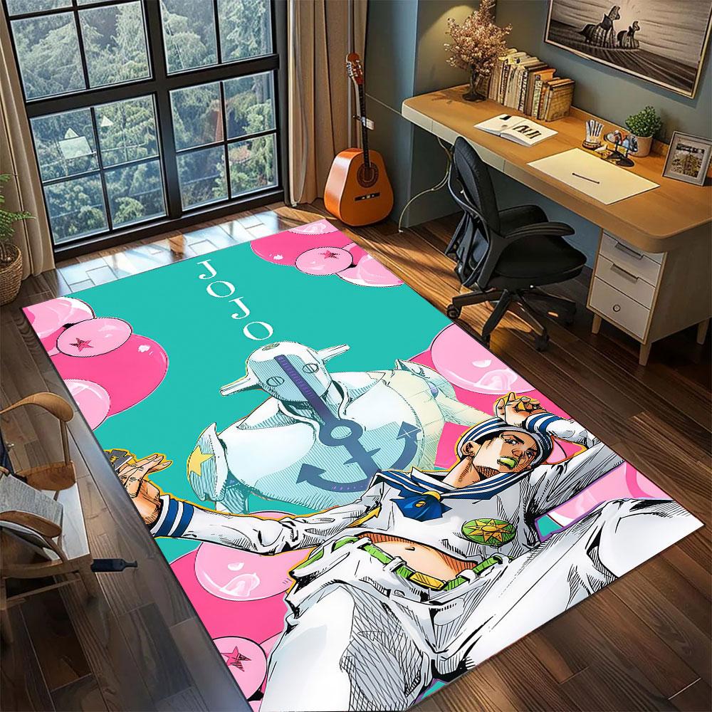 Battle Tendency JoJo Carpet for Living Room Bedroom Home Decor Cool Movie Mat Play Floor Mat