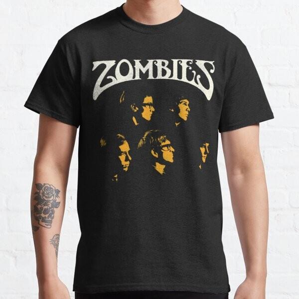 Retro The Zombies T-Shirt Rod Argent Colin Blunstone Steve Rodford Tell Her No