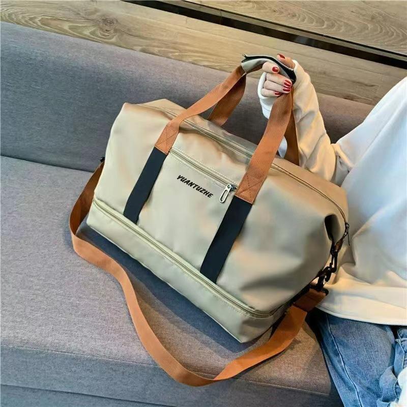 Unisex Sports Handbag Fitness Bag Expandable Travel Bag With Large Capacity Perfect For Gym Weekend Trips Versatile