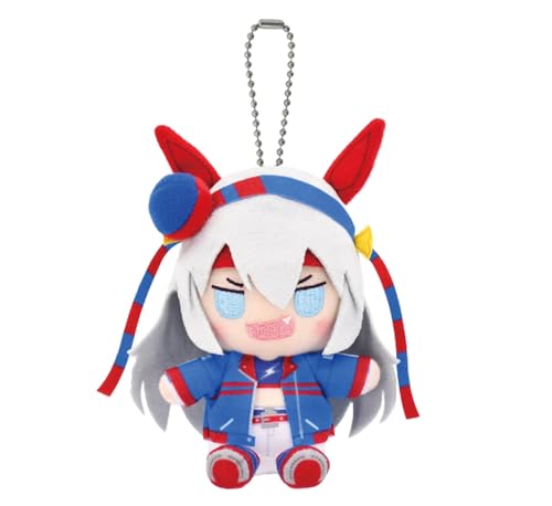 Uma Musume Cinderella Gray Tamamo Cross Chibi Plush Sitting Mascot