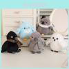 Peluche d'Oiseau avec Ventouses Magnétiques Pour Décoration d'Épaule et Cadeaux