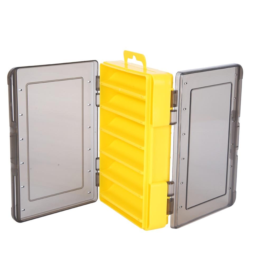 2PCS PP Lure Tackle Box 12 Slots Fishing Lure Tackle Box Fishing Lure Box Fishing Lures Storage